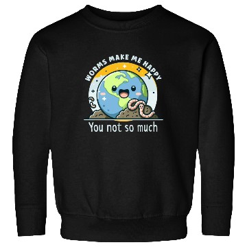 Discover Worm Farming Earthworm Gardener Vermiculture Sweatshirts
