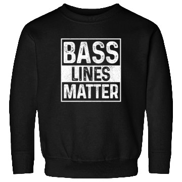 Discover Bass Lines Matter Bass Player DnB Sweatshirts