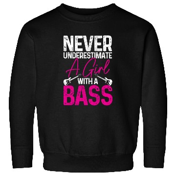 Discover Bass Guitar Player Bassist Funny Gift Sweatshirts