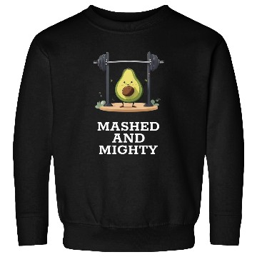 Discover Mashed and Mighty Avocado Gym Sweatshirts