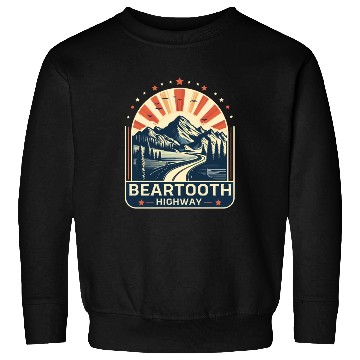 Discover Beartooth Highway US 212 Sweatshirts