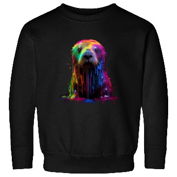 Discover Rainbow Sea Otter Sweatshirts