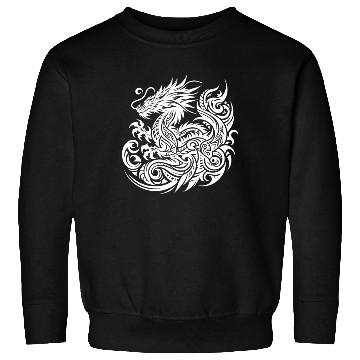 Discover Dragon T Tattoo Artistic Symbol Design Sweatshirts