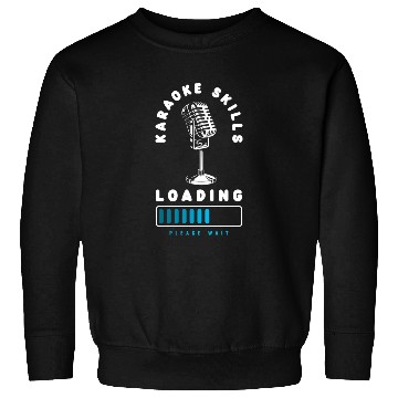 Discover Funny Karaoke Singer Singing Musician Karaoke Gift Sweatshirts