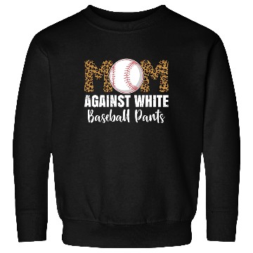 Discover Leopard Baseball Mom Sweatshirts