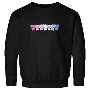 Discover Bigender Flag Pride Lgbtq Cute Elephant Sweatshirts