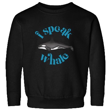 Discover Cute I Speak Whale Orca Killer Whale Retro Style Sweatshirts