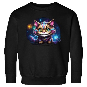 Discover Fantasy Cheshire Cat Smile, Alice in Wonderland Sweatshirts