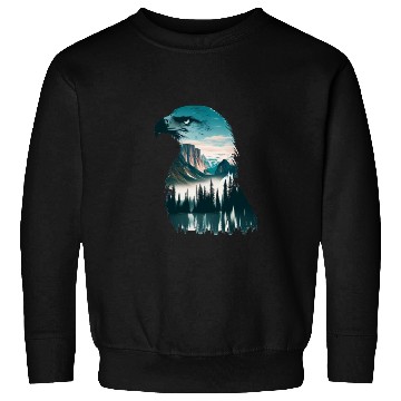 Discover Nature in Eagle Pattern Sweatshirts