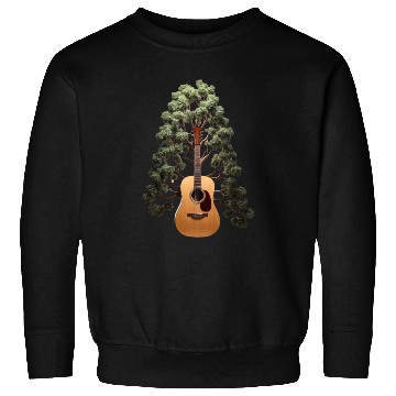 Discover Acoustic Guitar Sweatshirts Tree of Life Guitar