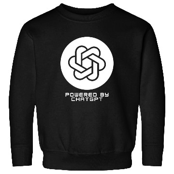 Discover Powered by ChatGPT (White Design) Sweatshirts