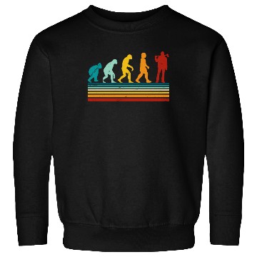 Discover Retro Lumberjack Evolution - From Monkey to Human Sweatshirts