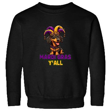 Discover Mardi Gras Dachshund Sweatshirts