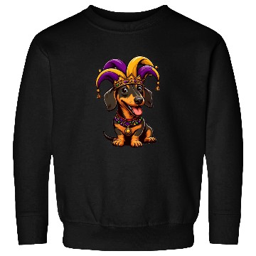 Discover Mardi Gras Dachshund Sweatshirts