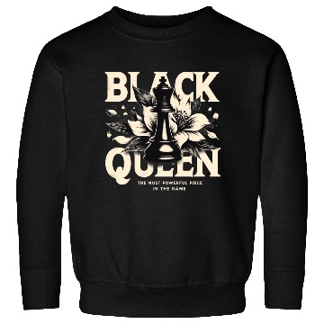 Discover Black Queen The Most Powerful Chess African USA Sweatshirts