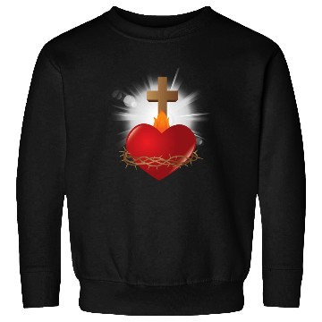 Discover sacred heart of jesus Sweatshirts