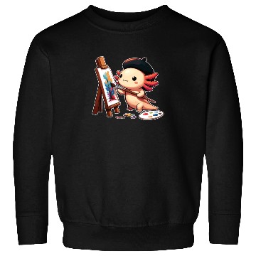 Discover Painter Art Artist Axolotl Sweatshirts