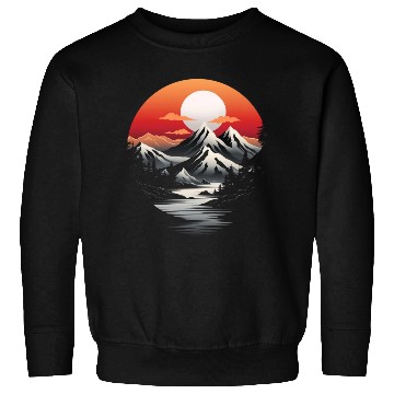 Discover Mountain Glow Apparel: Sunrise Serenity Edition Sweatshirts