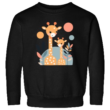 Discover Giraffe Family Sweatshirts