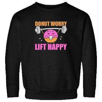 Discover Fitness Donut Funny Donut Gym Sweatshirts