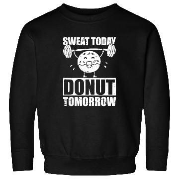 Discover Fitness Donut Funny Donut Gym Sweatshirts