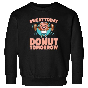 Discover Fitness Donut Funny Donut Gym Sweatshirts