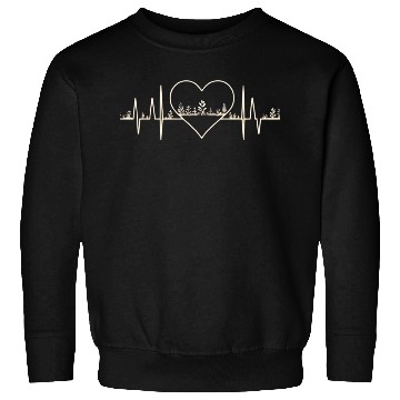 Discover Heartbeat line with plants Sweatshirts