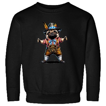 Discover Pug dog Bayern Sweatshirts