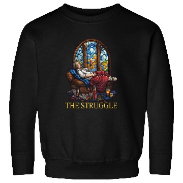 Discover Sip & Sit Comedy: The Struggle Chronicles Sweatshirts