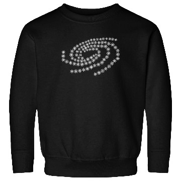 Discover Snow Snowflakes Galaxy Winter Snowflake Sweatshirts
