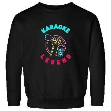 Discover Funny Karaoke Singer Singing Musician Karaoke Gift Sweatshirts