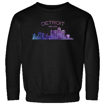 Discover Detroit Skyline Sweatshirts