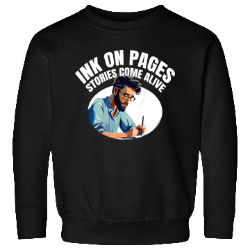Discover Ink on Pages Stories come alive Sweatshirts