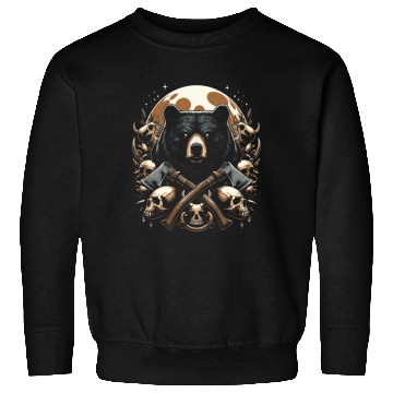 Discover scary bear Sweatshirts