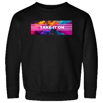 Discover Color Explosion Logo Sweatshirts