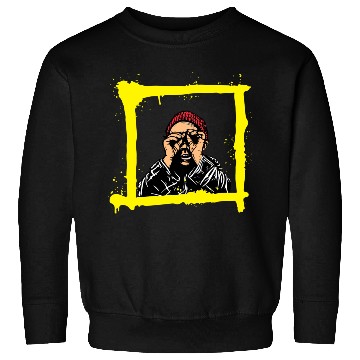 Discover Yellow Brown Red Colorful Graffiti Illustration Sweatshirts