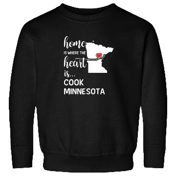 Discover Cook County Minnesota Is Where My Heart Is Gift Sweatshirts
