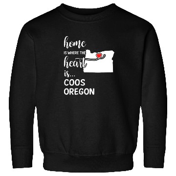 Discover Coos County Oregon Is Where My Heart Is Gift Sweatshirts