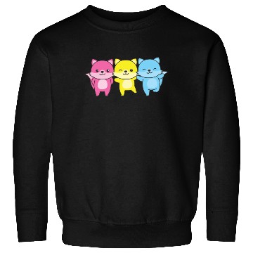 Discover Pansexual Flag Pride Lgbtq Cute Fox Sweatshirts