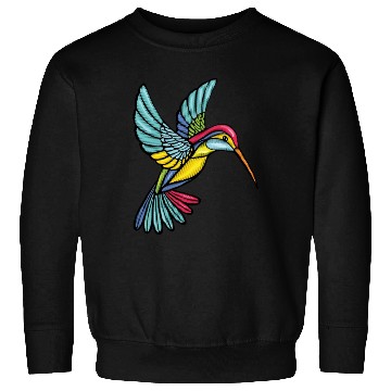 Discover Colourful Hummingbird, Sweet and Elegant Style Sweatshirts