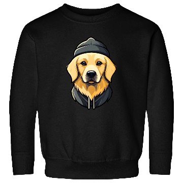 Discover Golden Retriever with cap Sweatshirts