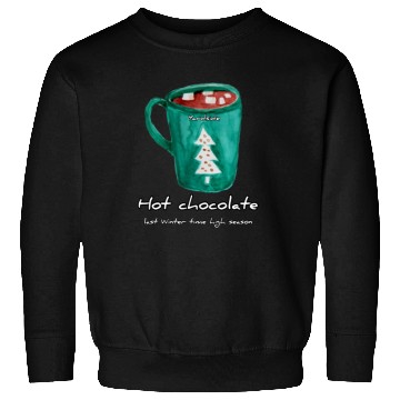 Discover Drink Hot chocolate good last winter time Yard Sweatshirts