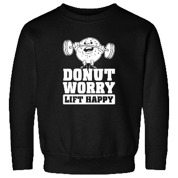 Discover Fitness Donut Funny Donut Gym Sweatshirts