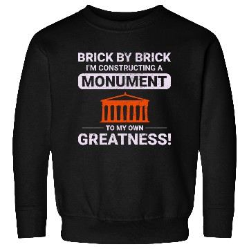 Discover Monumental Brick Mastery: Humorous Bricklayer Sweatshirts