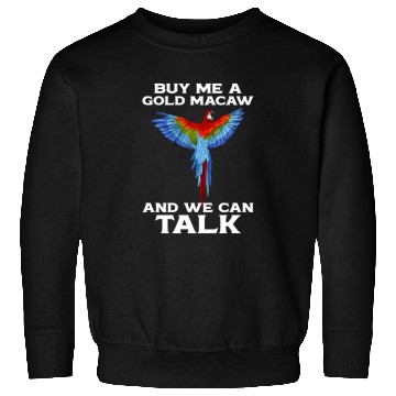 Discover Blue Gold Macaw Ornithologist Enthusiast Gift Sweatshirts