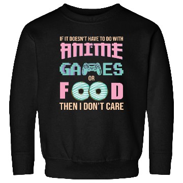 Discover Anime Game And Food Sweatshirts