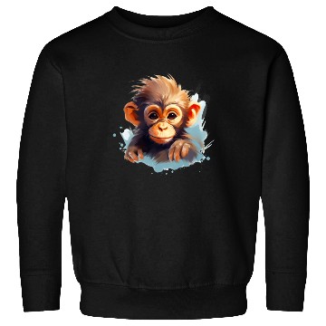 Discover Cute Monkey for Kids for a Kid Sweatshirts