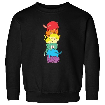 Discover Gay Pride Cat Pet Lover Gift Sweatshirts