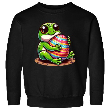 Discover Easter Frog: Loving Embrace Sweatshirts