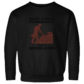 Discover Bricklayer Brick Mason Masonry Brickwork Builder Sweatshirts